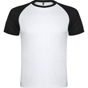 Roly Childrens/Kids Indianapolis Short-Sleeved Sports T-Shirt / Solid Black